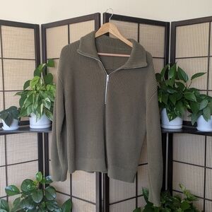 Everlane Half-Zip Sweater in Everyday Cotton